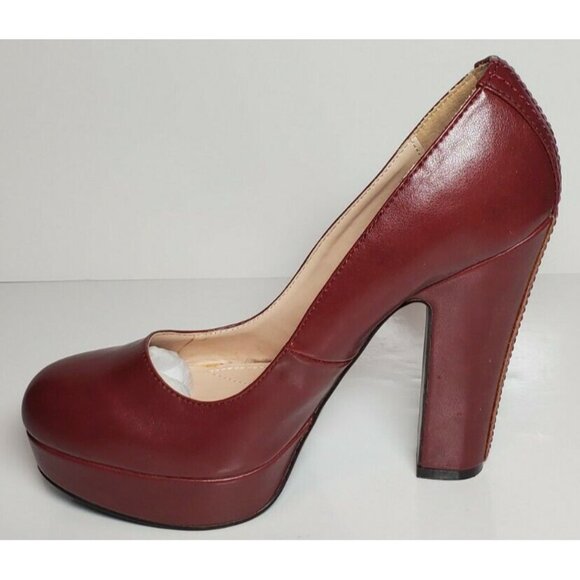 PRIMADONNA COLLECTION WOMEN SZ EURO 40 ROSSO 4 IN HEELS NEW / BOX GP12024-21ECP - Picture 3 of 12